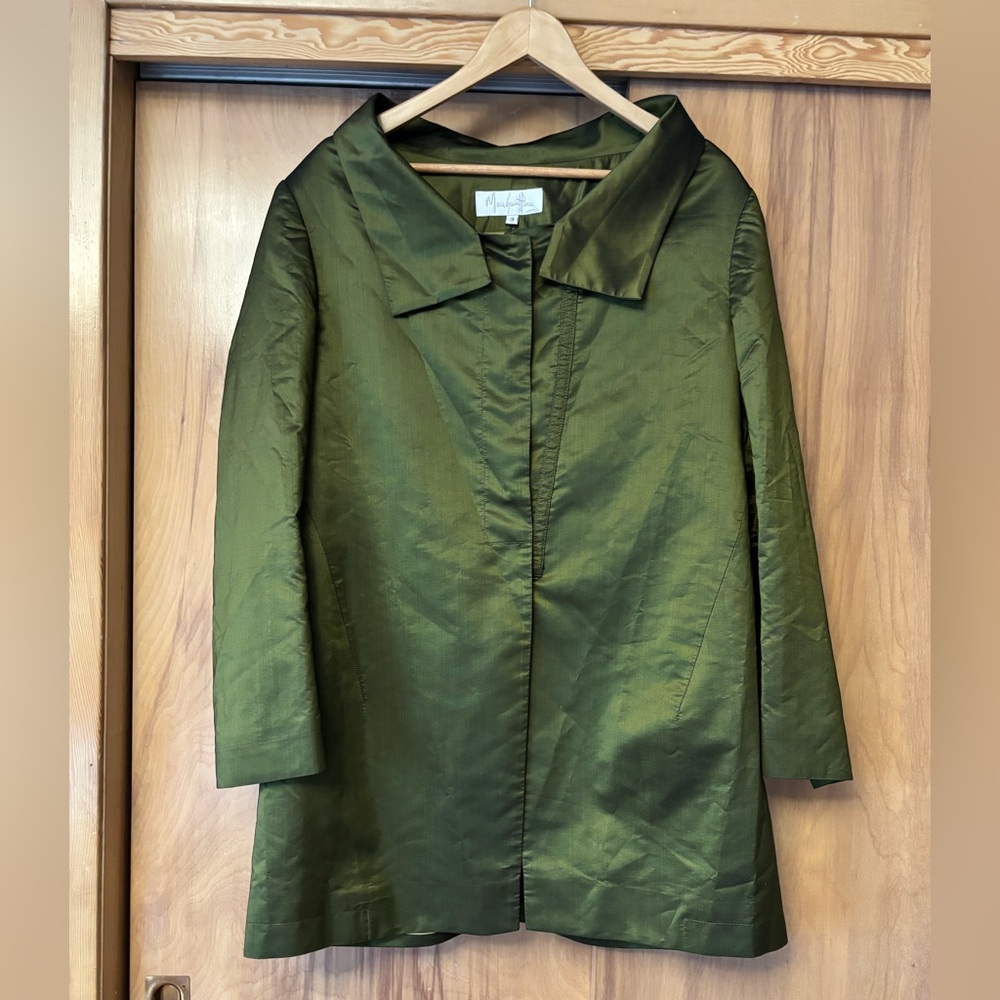 Emerald Green Blazer, Vintage luxury jacket, Elegant Green Coat, Canadian made